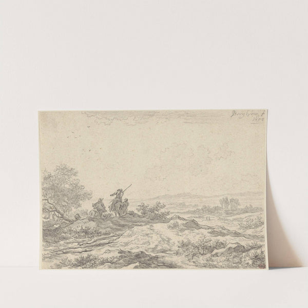 Dune Landscape with Shepherds by Nicolaes Pietersz. Berchem