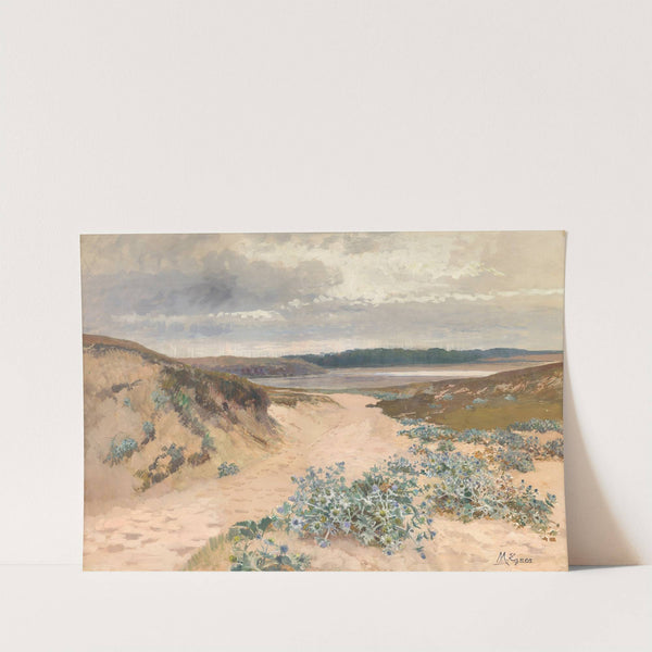 Dünenlandschaft in der Bretagne (1910) by Marie Egner