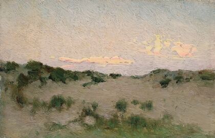 Dunes au crépuscule