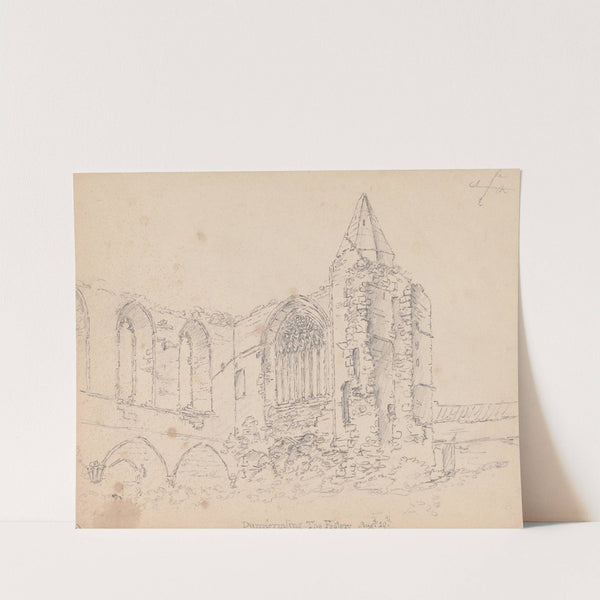 Dunfermline. The Ruined Refectory by James Moore