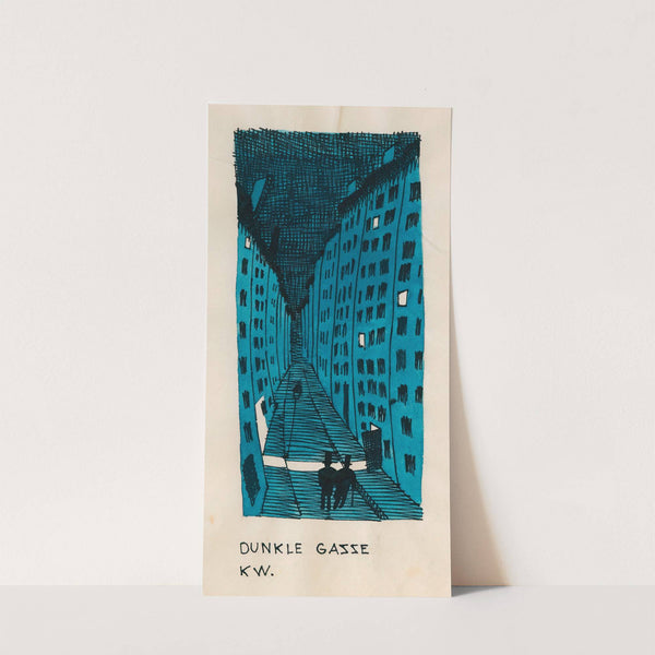 Dunkle Gasse by Karl Wiener