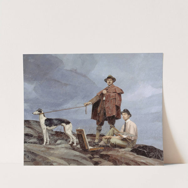 Dunoyer de Segonzac et Boussingault peignant (1914) by Bernard Boutet de Monvel