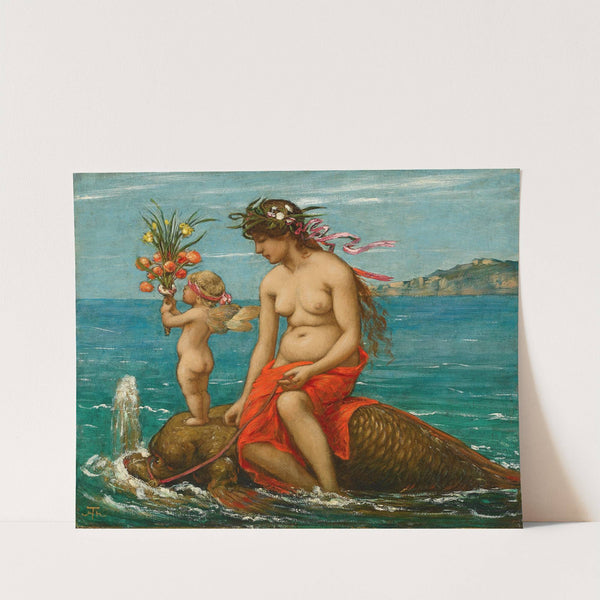 Durch die Fluten (1889) by Hans Thoma