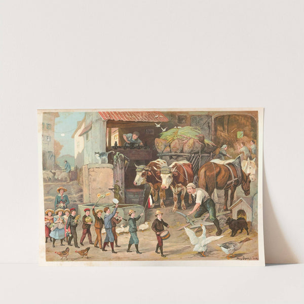 Durch die Welt voller Wonne und Jugendlust! Pl.09 by Ludwig Friedrich Göbelbecker