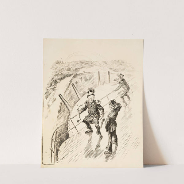 DURING OUR NEXT NAVAL BATTLE Doctor Captain, the Dover’s powders are exhausted (1908) by William Henry Walker