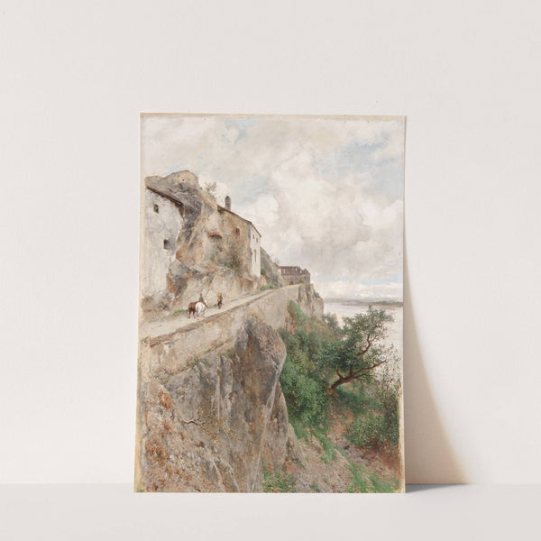 Dürnstein - Am Weg zum Schloss by Eduard Peithner von Lichtenfels