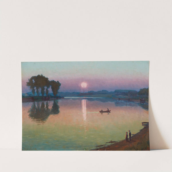Dusk on a Lake by Charles Guilloux