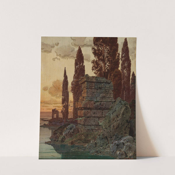 Dusk on the Shore by Ferdinand Knab