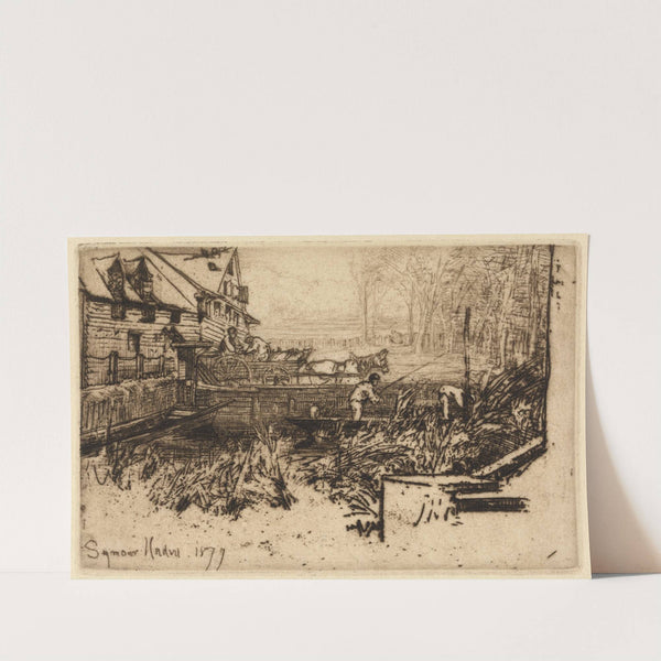 Dusty Millers by Francis Seymour Haden