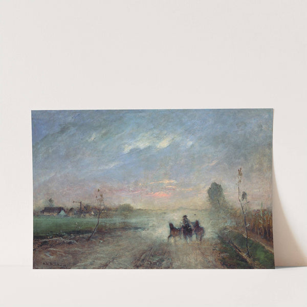 Dusty Road II (1884) by Mihály Munkácsy