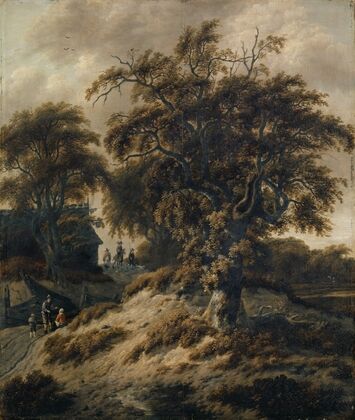 Dutch Landscape with Staffage Figures