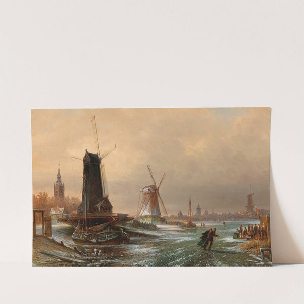 Dutch Sawmill, Water Mill and Flour Mill, near Amsterdam by Elias Pieter van Bommel