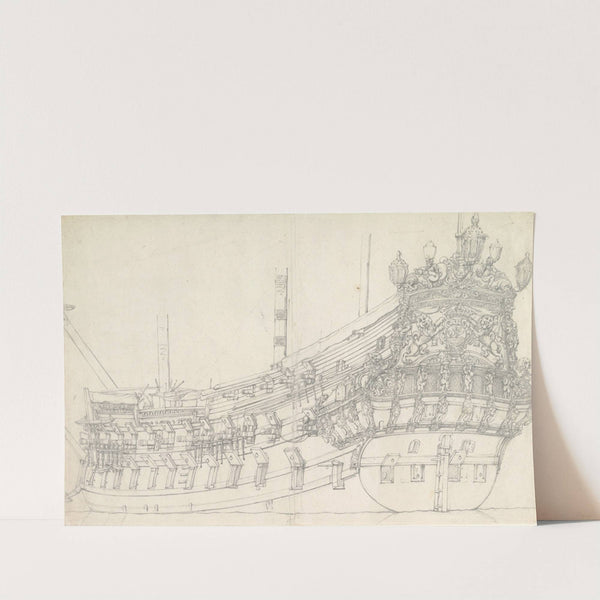 Dutch Ship; The Tholen by Willem van de Velde the Elder