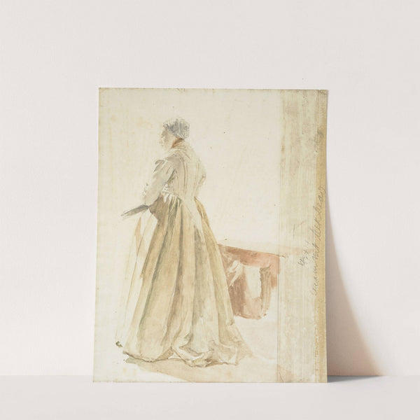 Dutch woman as seen from behind by Petrus van der Velden