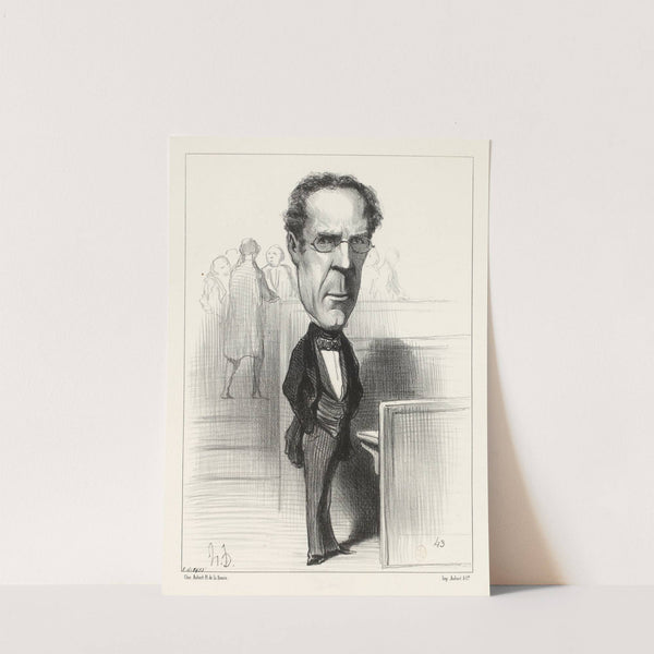 Duvergier de Hauranne (1848-1849) by Honoré Daumier
