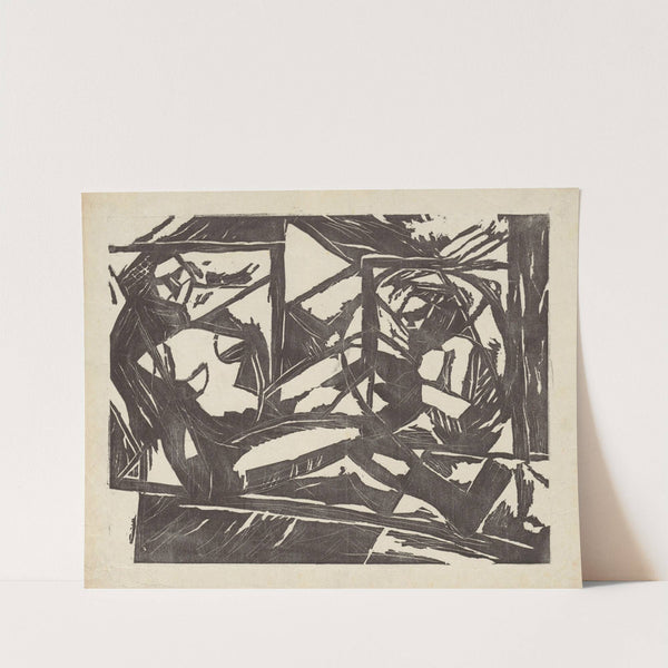 Dwa akty (1914) by Tadeusz Makowski