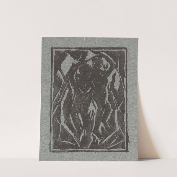 Dwa akty w pejzażu (1914) by Tadeusz Makowski