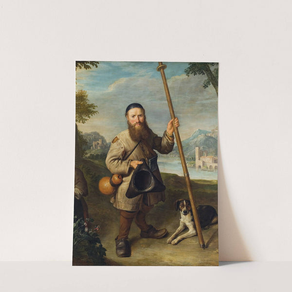 Dwarf in a Landscape by Pieter Snyers