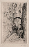 Dwarf in Narrow Street (c. 1902–41)