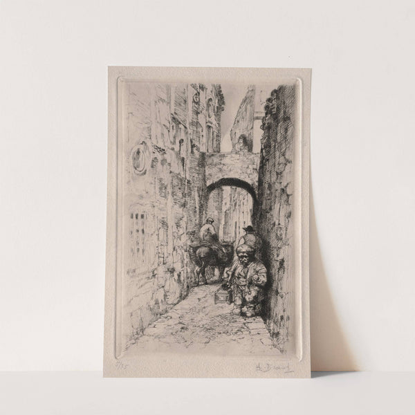 Dwarf in Narrow Street (c. 1902–41) by Auguste Brouet