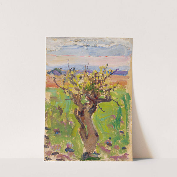 Dwarf Tree in the Desert (1909 - 1910) by Akseli Gallen-Kallela