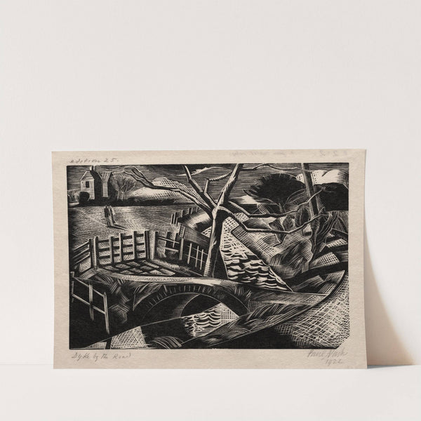 Dyke by the Road (1922) by Paul Nash