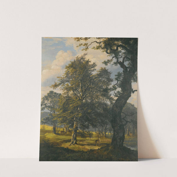 Dyrehaven Near Copenhagen (1853) by Johan Christian Dahl