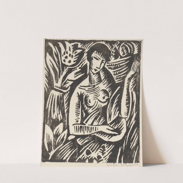 Dziewczyna z owocami by Wacław Wąsowicz