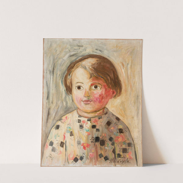 Dziewczynka z rumianym policzkiem by Tadeusz Makowski