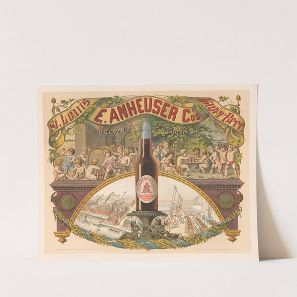E. Anheuser Co’s Brewing Association, St. Louis lager beer (1879) by Wittemann Bros.