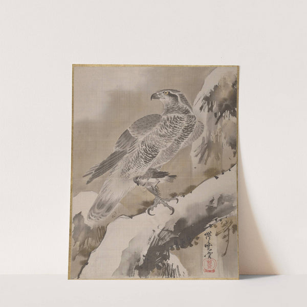 Eagle Holding Small Bird (ca. 1887) by Kawanabe Kyōsai