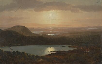 Eagle Lake Viewed from Cadillac Mountain, Mount Desert Island, Maine