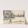 Eagle Wharf (1859) by James Abbott McNeill Whistler