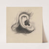 Ear study, no. 1 (1840) by Richard Sanger Smith