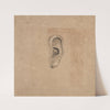 Ear study, no. 2 (1840) by Richard Sanger Smith