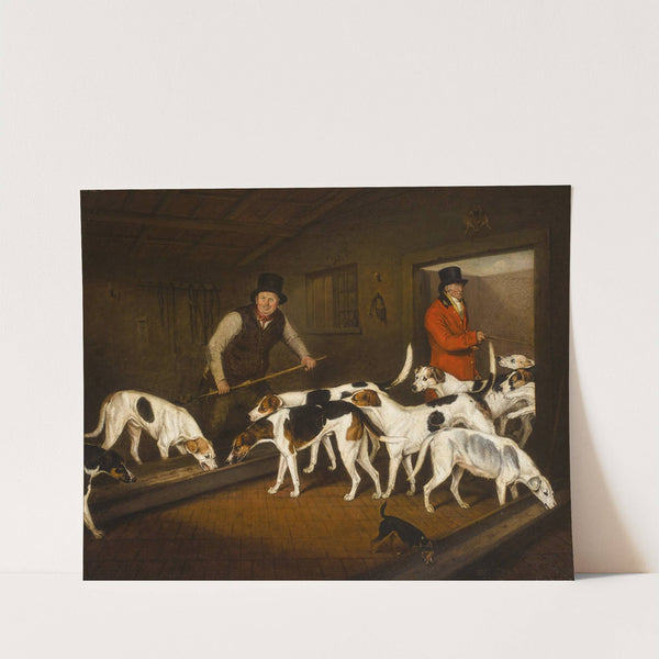 Earl Of Darlington's Kennel by Henry Bernard Chalon