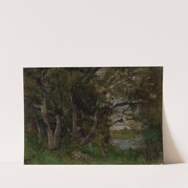 Early Evening Motif in a Park in Strážky (1895–1900) by Ladislav Mednyánszky