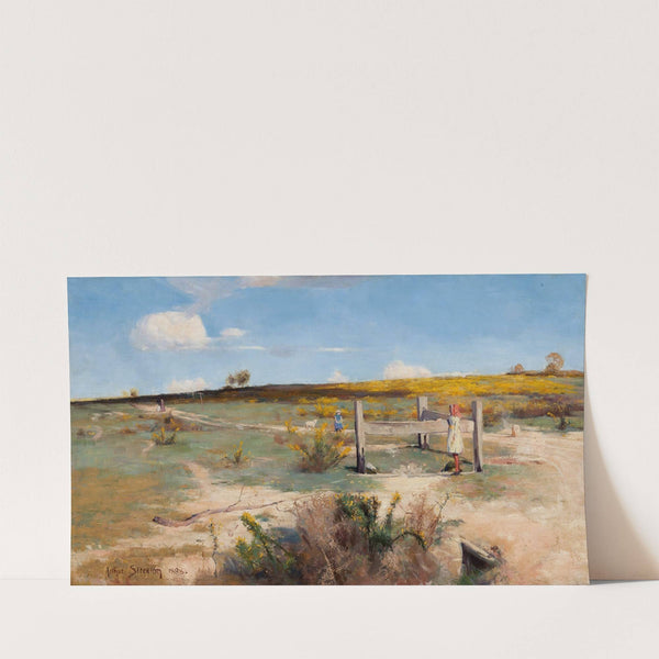 Early summer,gorse in bloom (1888) by Arthur Streeton