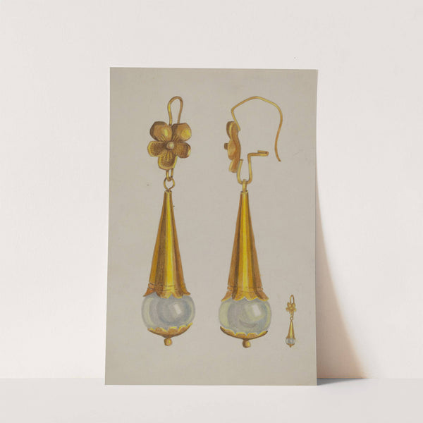 Earrings by American 20th Century