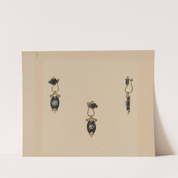 Earrings by Harry Jennings
