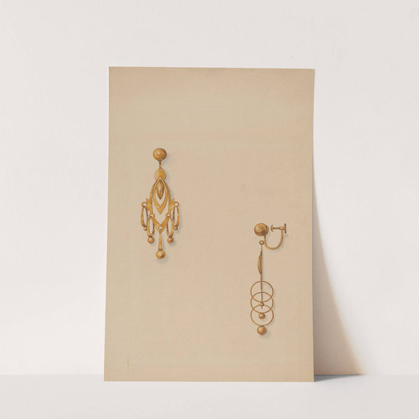 Earrings by Isidore Steinberg