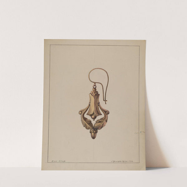 Earrings by J. Howard Iams