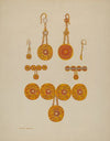 Earrings and Brooch