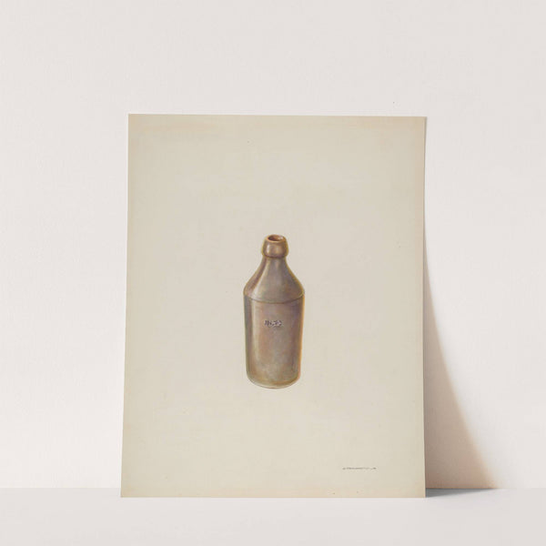 Earthenware Ale Bottle (c. 1937) by Gerald Transpota