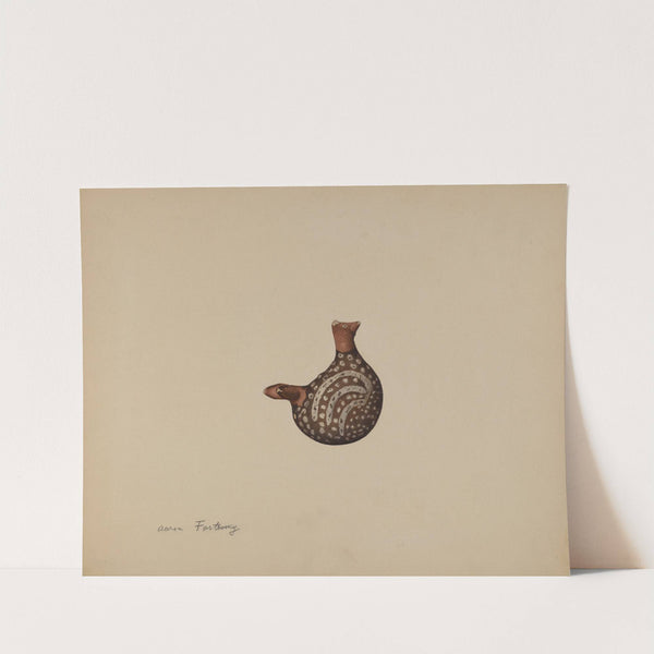 Earthenware Bird by Aaron Fastovsky