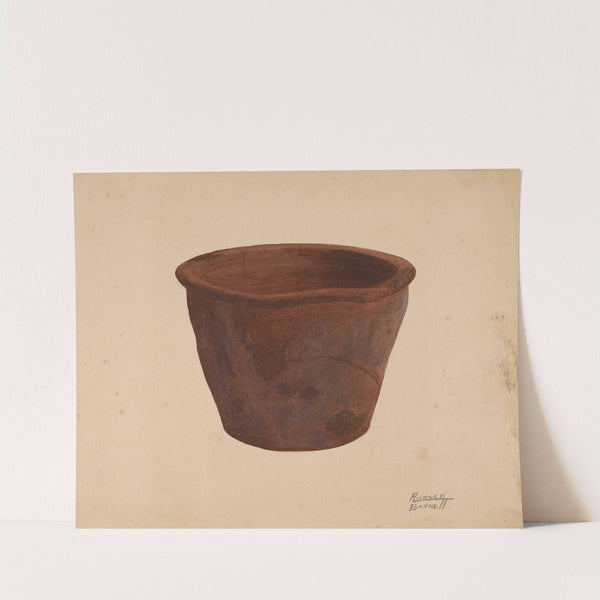 Earthenware Bowl by Richard Barnett