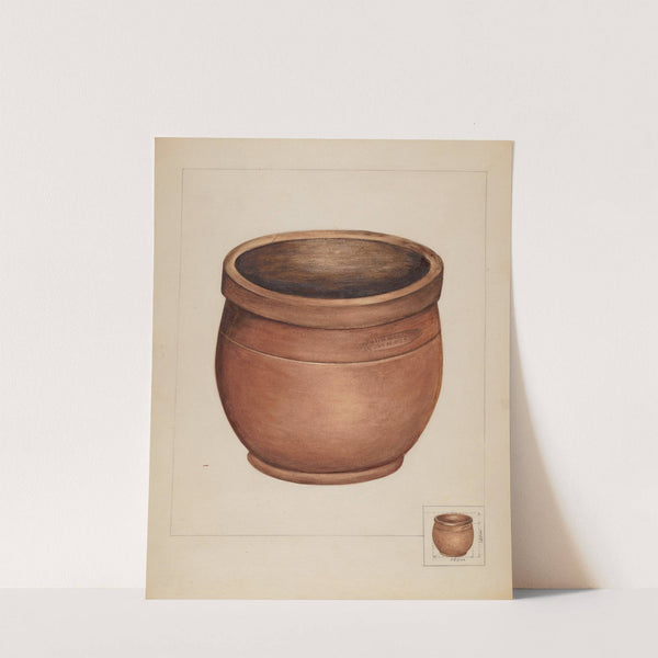Earthenware Pot by Anna Aloisi