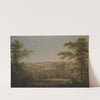 Easby Hall and Easby Abbey with Richmond, Yorkshire in the Background by George Cuitt the Elder