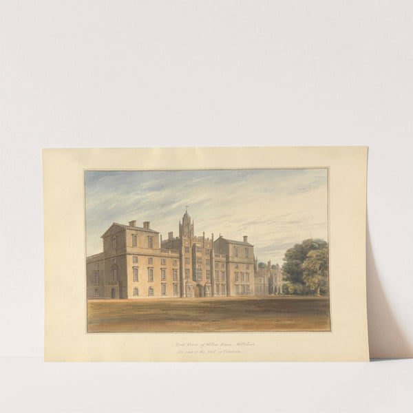 East Front of Wilton House, Wiltshire, the Seat of the Earl of Pembroke by John Buckler