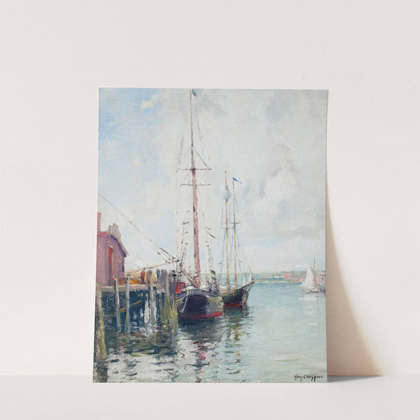 East Gloucester Docks by Guy Carleton Wiggins